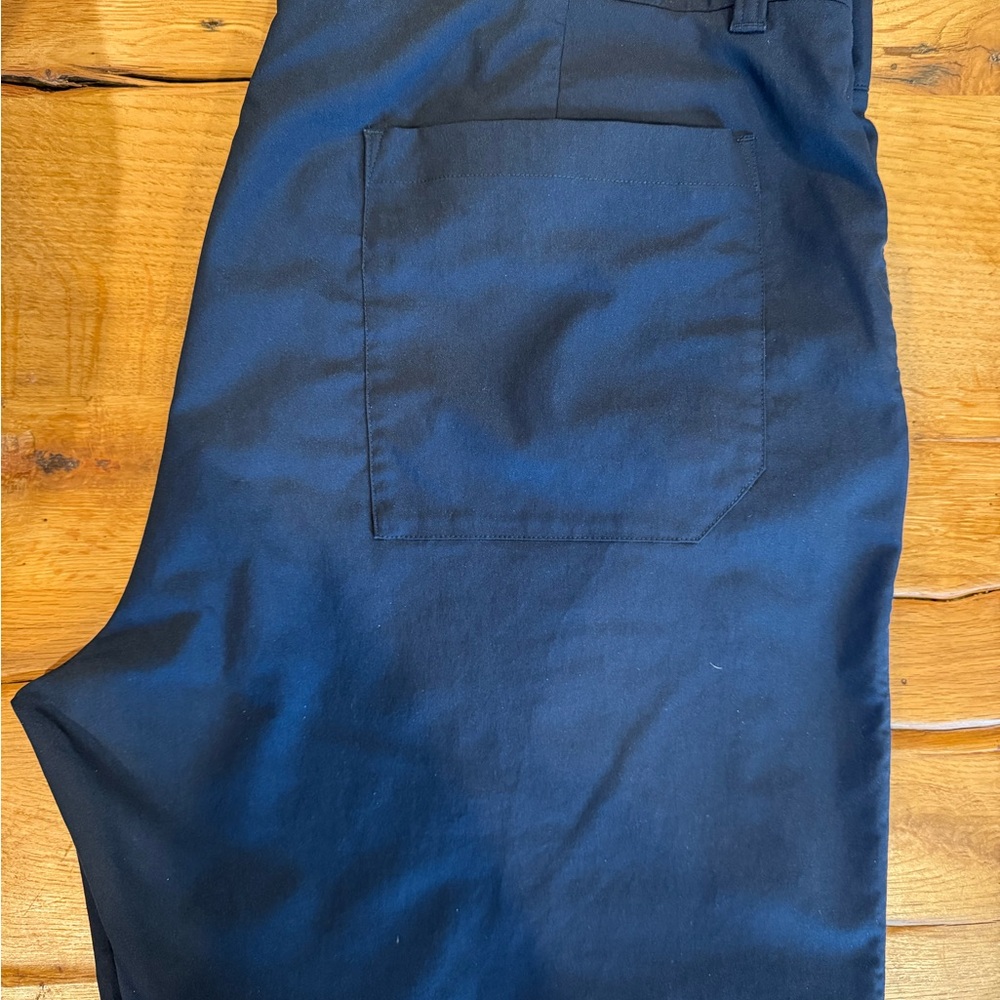 Lululemon Athletica Dark Blue Relaxed Fit Twill Trousers